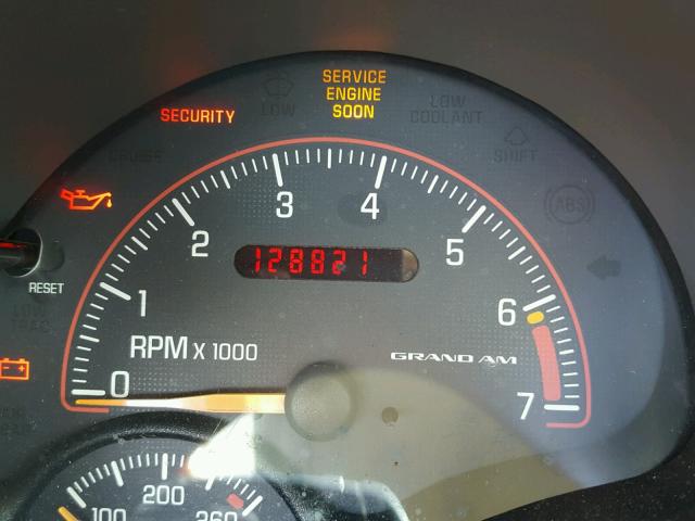 1G2NE52F94C232840 - 2004 PONTIAC GRAND AM S 黑色 照片 8