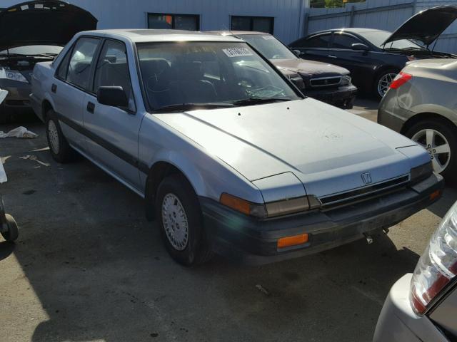 JHMBA5423GC081307 - 1986 HONDA ACCORD DX BLUE photo 1