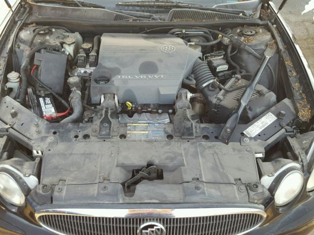 2G4WE567X51214532 - 2005 BUICK LACROSSE C BLACK photo 7