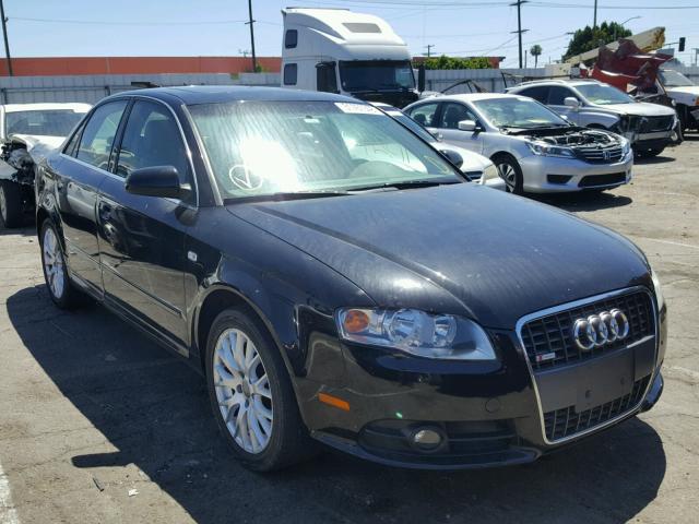 WAUAF78E58A165265 - 2008 AUDI A4 2.0T BLACK photo 1