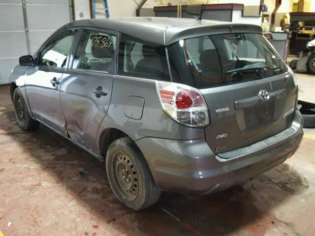 2T1LR32E16C560475 - 2006 TOYOTA COROLLA MA GRAY photo 3