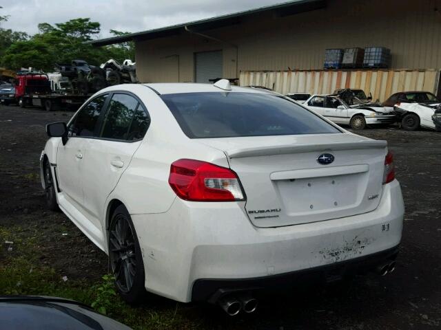 JF1VA1B65H9812207 - 2017 SUBARU WRX WHITE photo 3