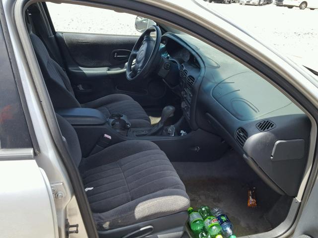 1G2WP52K22F292174 - 2002 PONTIAC GRAND PRIX SILVER photo 5