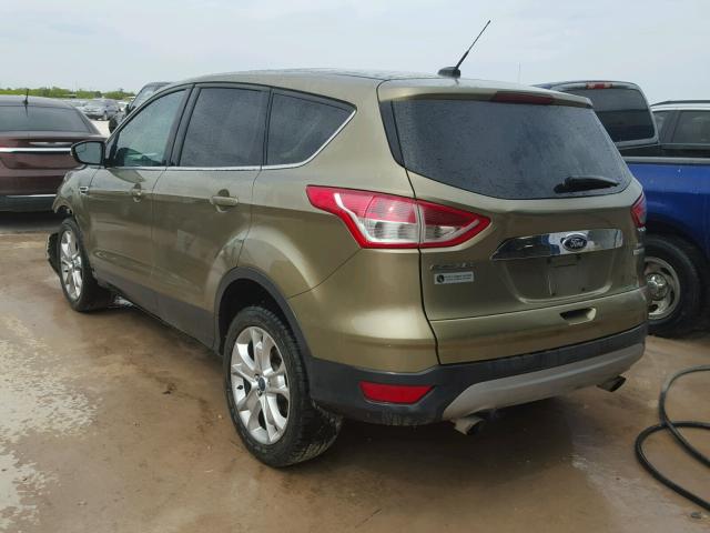 1FMCU0H99DUA72796 - 2013 FORD ESCAPE SEL GREEN photo 4