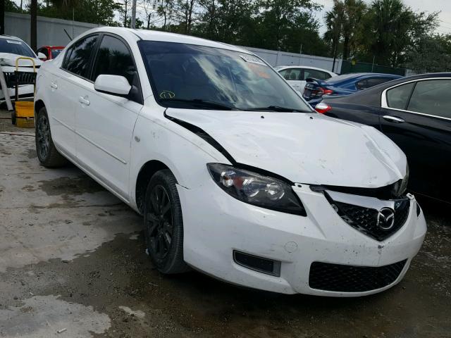 JM1BK12F681788816 - 2008 MAZDA 3 I WHITE photo 1