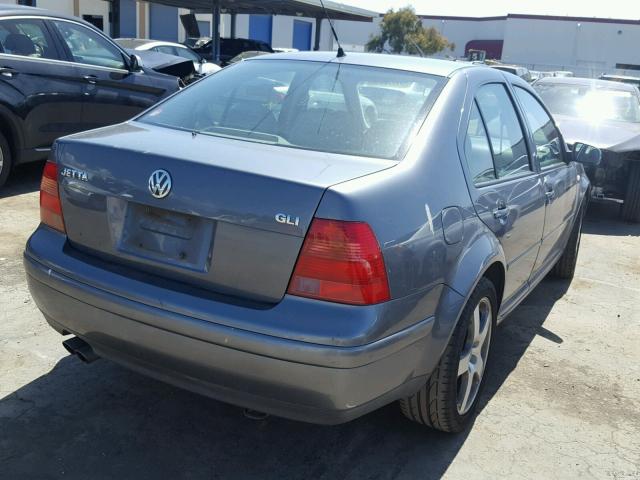 3VWVH69M63M082127 - 2003 VOLKSWAGEN JETTA GLI GRAY photo 4