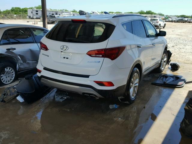 5XYZU4LA9JG537789 - 2018 HYUNDAI SANTA FE S WHITE photo 4