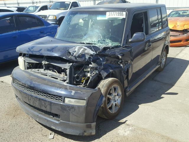 JTLKT334764104765 - 2006 TOYOTA SCION XB ლურჯი ფოტო 2