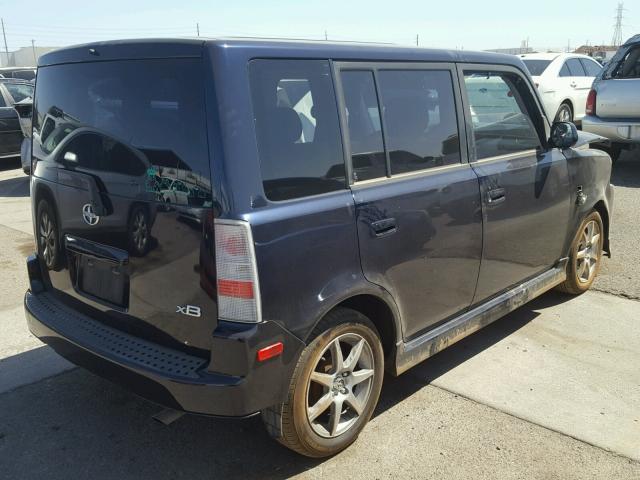 JTLKT334764104765 - 2006 TOYOTA SCION XB ლურჯი ფოტო 4