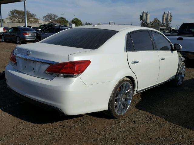 4T1BK3DB0CU471817 - 2012 TOYOTA AVALON BAS WHITE photo 4