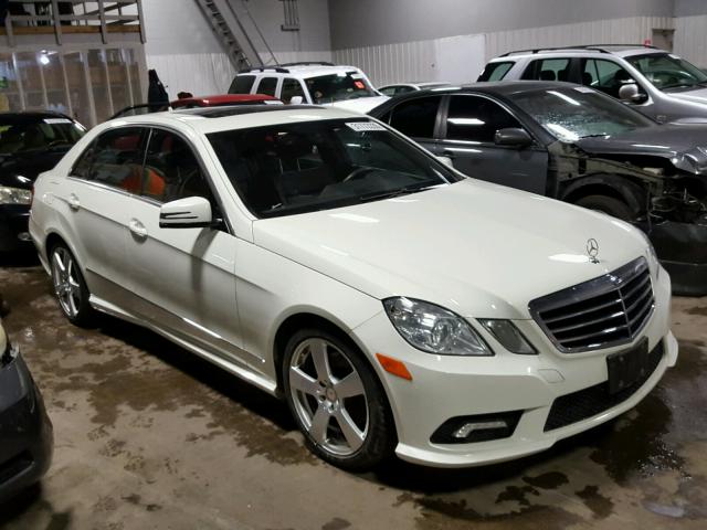 WDDHF8HB7BA417639 - 2011 MERCEDES-BENZ E 350 4MAT WHITE photo 1