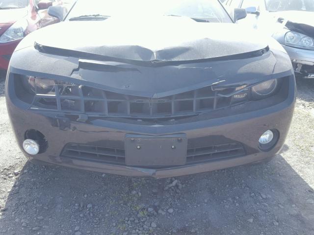 2G1FC3DD7B9186346 - 2011 CHEVROLET CAMARO LT BLACK photo 9