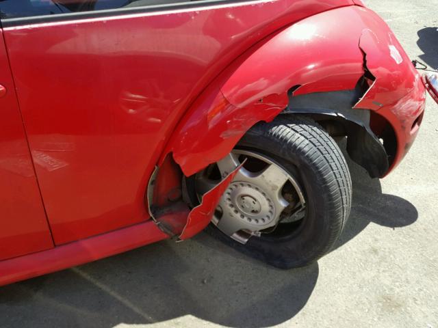 3VWBB61C6WM011201 - 1998 VOLKSWAGEN NEW BEETLE 红色 照片 9
