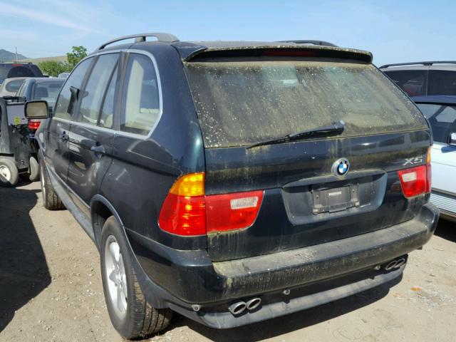 5UXFB33522LH36180 - 2002 BMW X5 4.4I GREEN photo 3