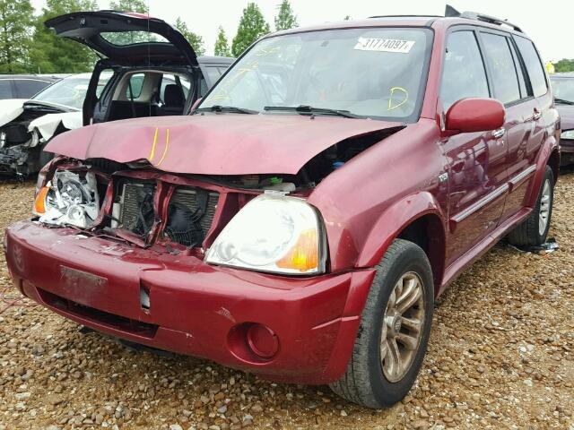 JS3TX92V944109269 - 2004 SUZUKI XL7 EX RED photo 2