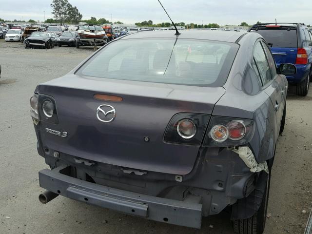 JM1BK32F171655942 - 2007 MAZDA 3 I GRAY photo 4