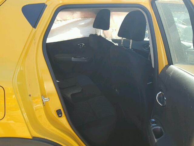 JN8AF5MR0FT503712 - 2015 NISSAN JUKE YELLOW photo 6