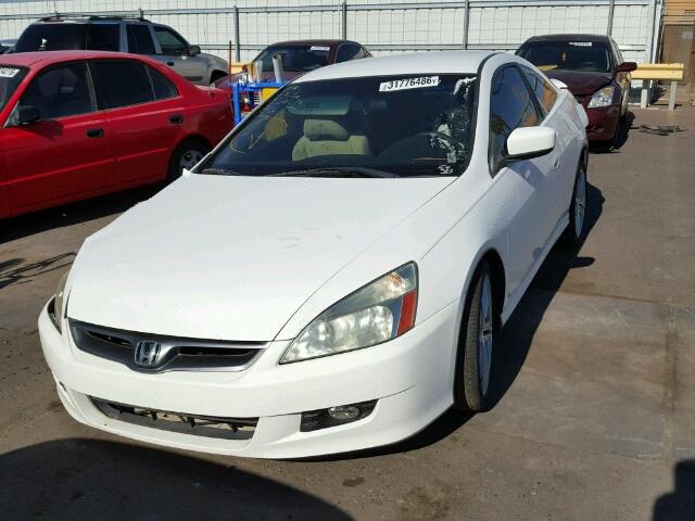 1HGCM72306A017886 - 2006 HONDA ACCORD LX WHITE photo 2