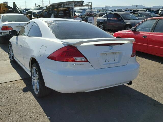 1HGCM72306A017886 - 2006 HONDA ACCORD LX WHITE photo 3