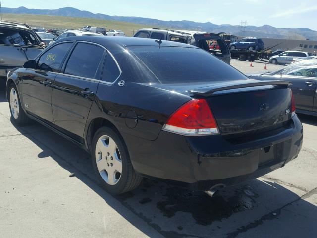 2G1WD58C869417514 - 2006 CHEVROLET IMPALA SUP 黑色 照片 3
