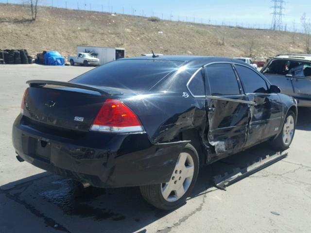 2G1WD58C869417514 - 2006 CHEVROLET IMPALA SUP 黑色 照片 4