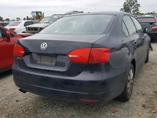 3VW2K7AJ1DM224980 - 2013 VOLKSWAGEN JETTA BASE 黑色 照片 4