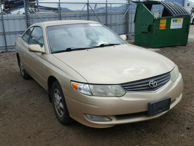 2T1CE22P52C016787 - 2002 TOYOTA CAMRY SOLA GOLD photo 1