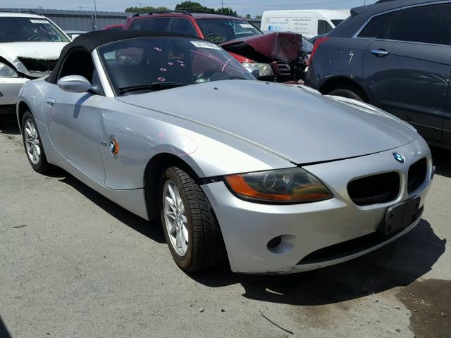 4USBT33493LS47191 - 2003 BMW Z4 2.5 SILVER photo 1