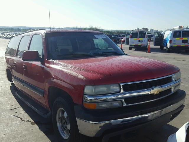 3GNEC16T71G238856 - 2001 CHEVROLET SUBURBAN C RED photo 1