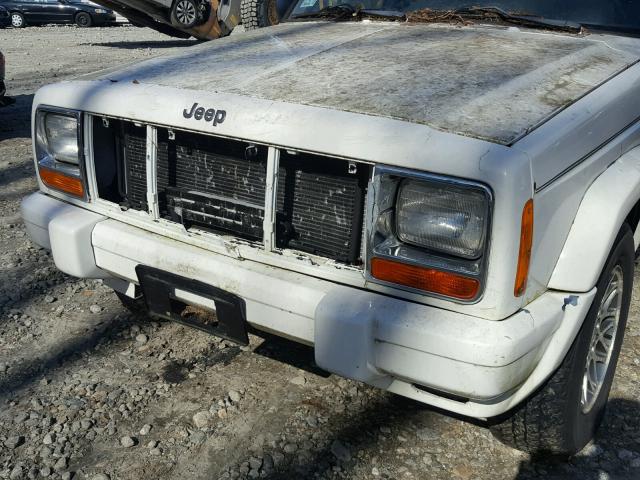 1J4FJ68S5WL123195 - 1998 JEEP CHEROKEE S WHITE photo 9