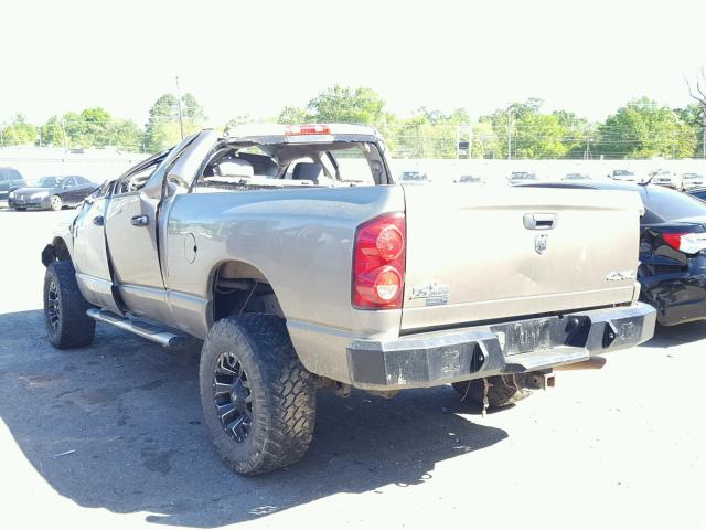 3D7KS28A88G195757 - 2008 DODGE RAM 2500 S GRAY photo 3