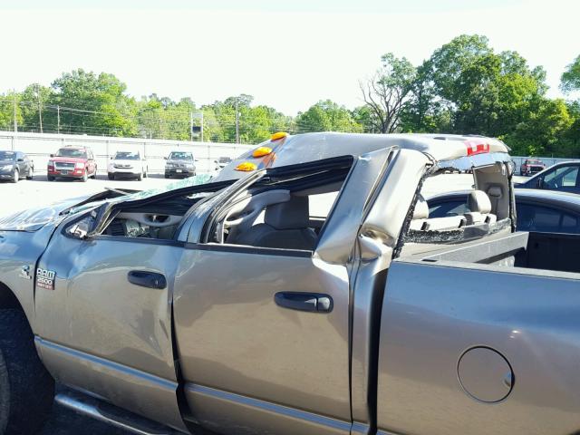 3D7KS28A88G195757 - 2008 DODGE RAM 2500 S GRAY photo 9