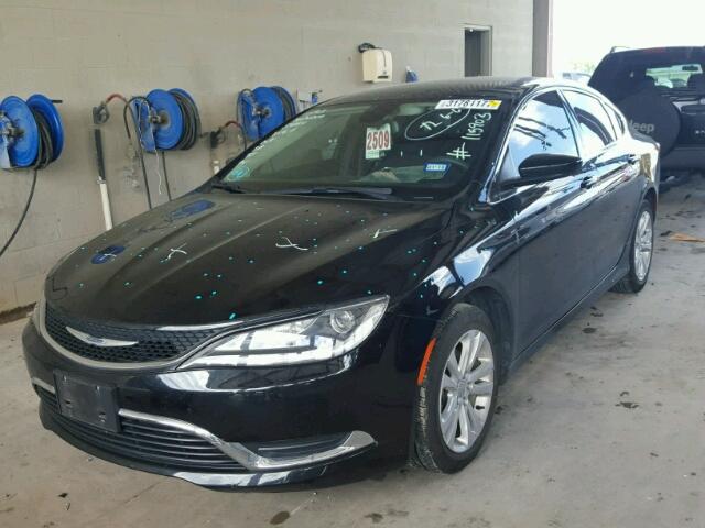 1C3CCCAB9GN156836 - 2016 CHRYSLER 200 LIMITE BLACK photo 2