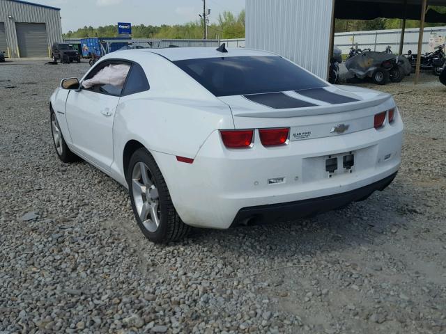 2G1FC1EVXA9176811 - 2010 CHEVROLET CAMARO LT WHITE photo 3