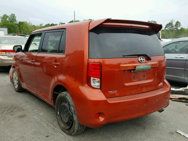 JTLZE4FE6CJ005662 - 2012 TOYOTA SCION XB ORANGE photo 3