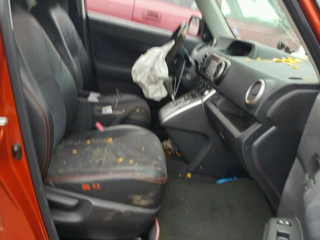 JTLZE4FE6CJ005662 - 2012 TOYOTA SCION XB ORANGE photo 5