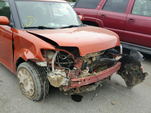 JTLZE4FE6CJ005662 - 2012 TOYOTA SCION XB ORANGE photo 9