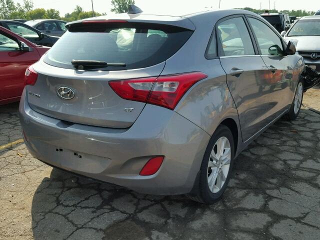 KMHD35LE7DU027865 - 2013 HYUNDAI ELANTRA GT GRAY photo 4