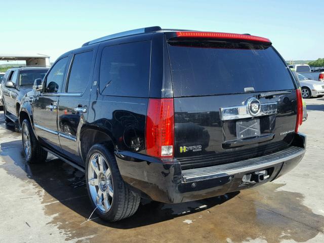 1GYFC43599R164785 - 2009 CADILLAC ESCALADE H BLACK photo 3