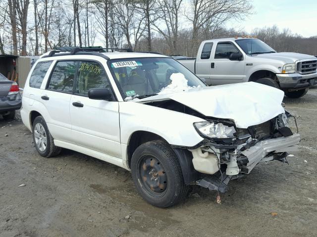 JF1SG63648H727491 - 2008 SUBARU FORESTER 2 WHITE photo 1