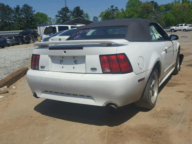 1FAFP45X92F220018 - 2002 FORD MUSTANG GT WHITE photo 4