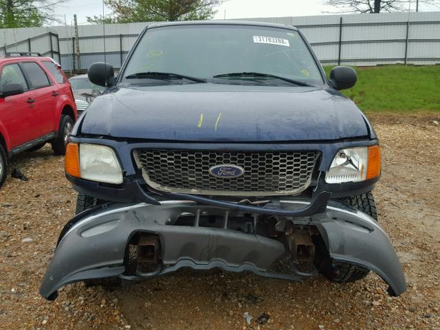 2FTRX18W74CA84253 - 2004 FORD F-150 HERI BLUE photo 7