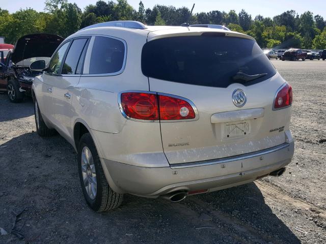 5GAKRBED4BJ335623 - 2011 BUICK ENCLAVE CX WHITE photo 3