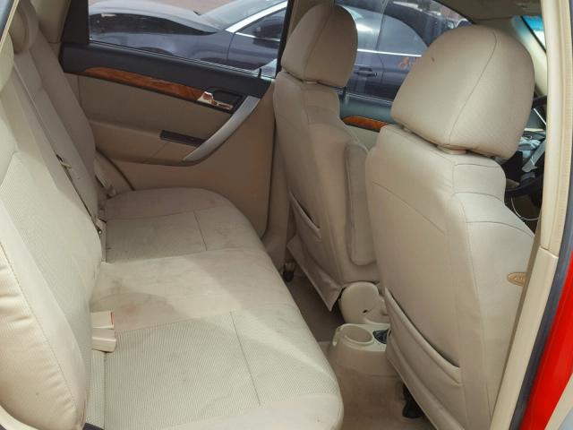 KL1TD6DEXBB150304 - 2011 CHEVROLET AVEO LS 红色 照片 6