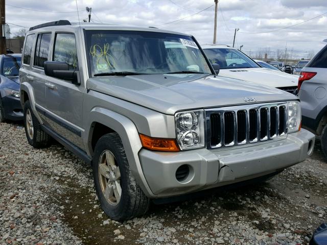 1J8HG48K37C689920 - 2007 JEEP COMMANDER SILVER photo 1