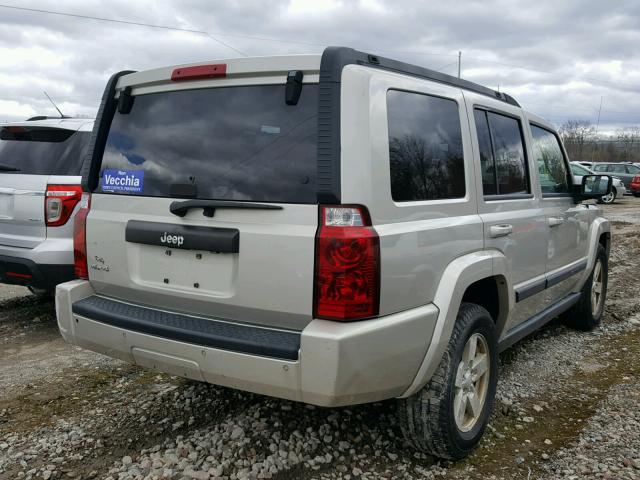 1J8HG48K37C689920 - 2007 JEEP COMMANDER SILVER photo 4