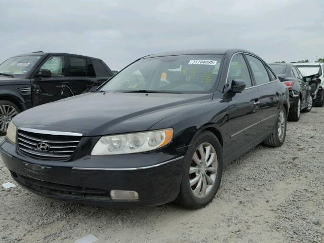 KMHFC46F16A130856 - 2006 HYUNDAI AZERA SE BLACK photo 2