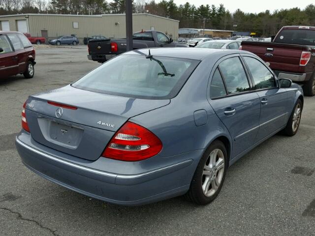 WDBUF83J04X123490 - 2004 MERCEDES-BENZ E 500 4MAT GRAY photo 4