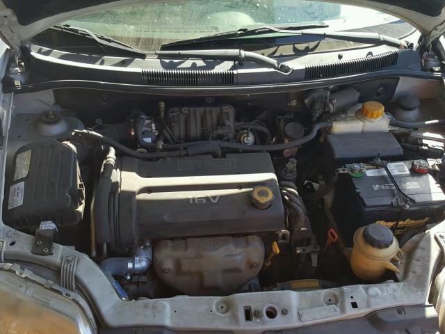 KL1TD66607B687423 - 2007 CHEVROLET AVEO BASE Szary zdjęcie 7