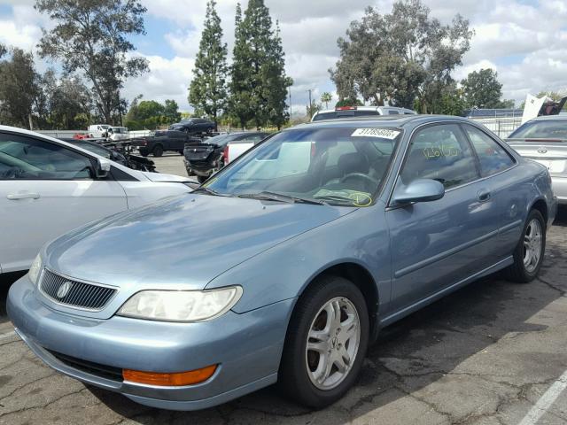 19UYA3258XL000624 - 1999 ACURA 2.3CL BLUE photo 2